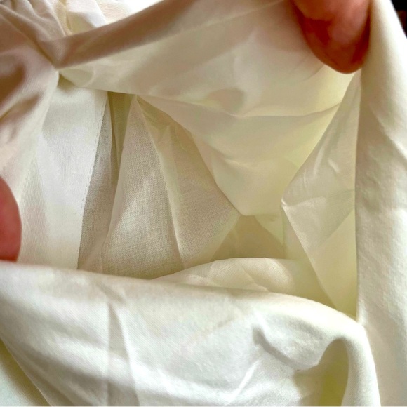 NWT Ted Baker White Dress Tuleela Tranquility Aline Dres, Gold Zipper Size 8 - Picture 8 of 14